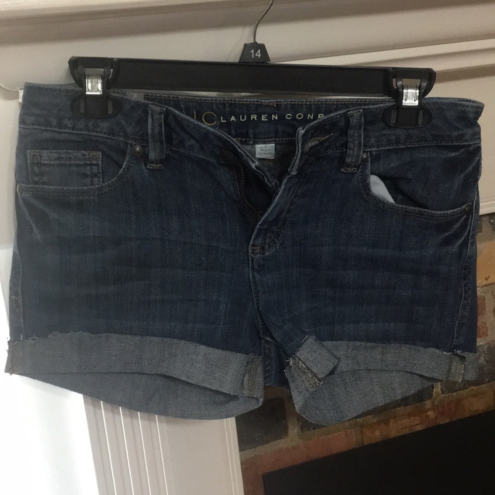 Blue jean shorts